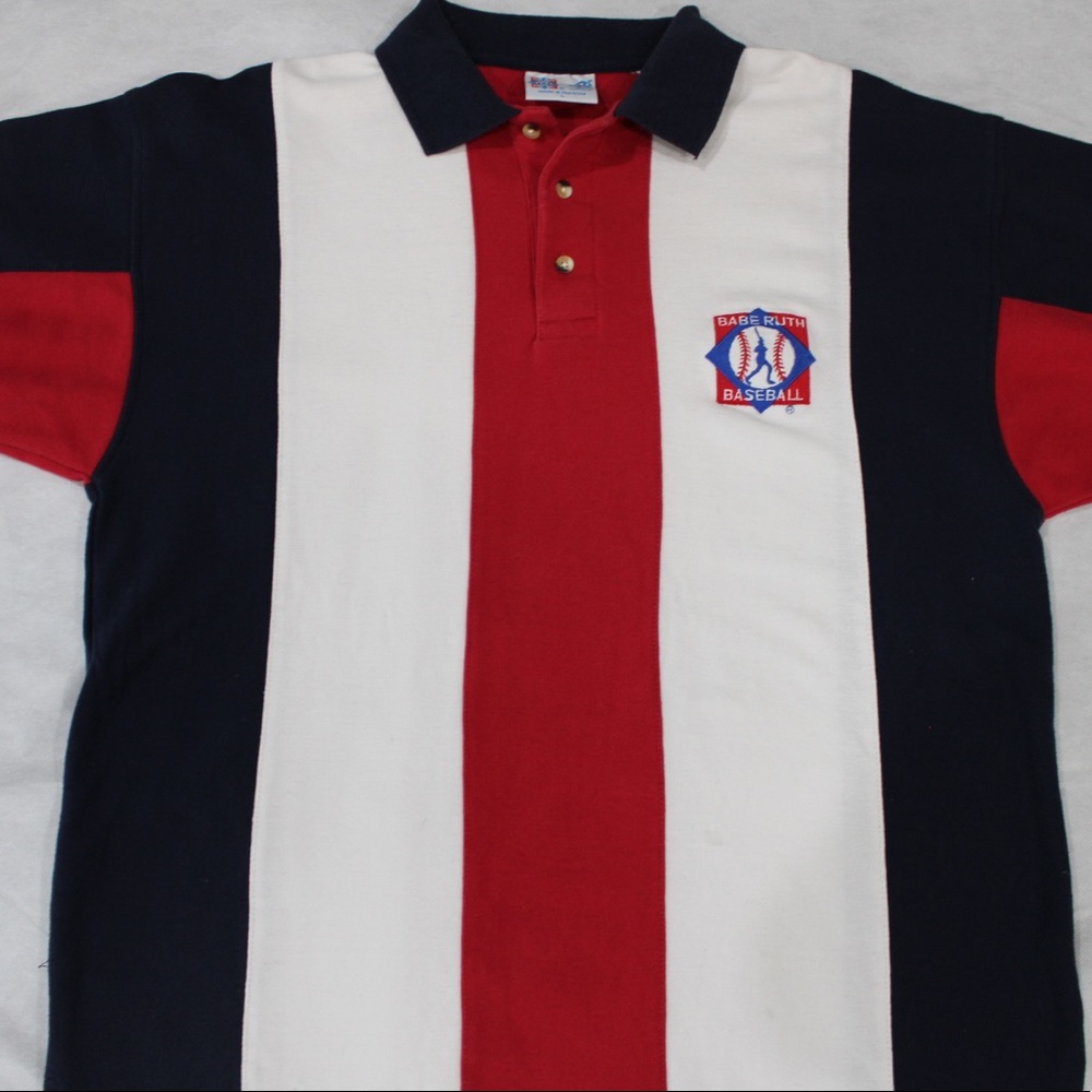 Vintage Babe Ruth Polo 🔥